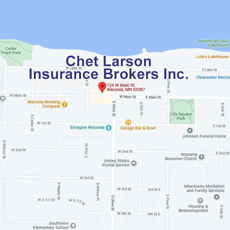 Contact Chet Larson Insurance Brokers, your Local Southern Minnesota metro area Medicare Insurance Brokerage agency serving the medicare enrollment and consultation needs of elderly individuals located in Chaska and Waconia Minnesota.